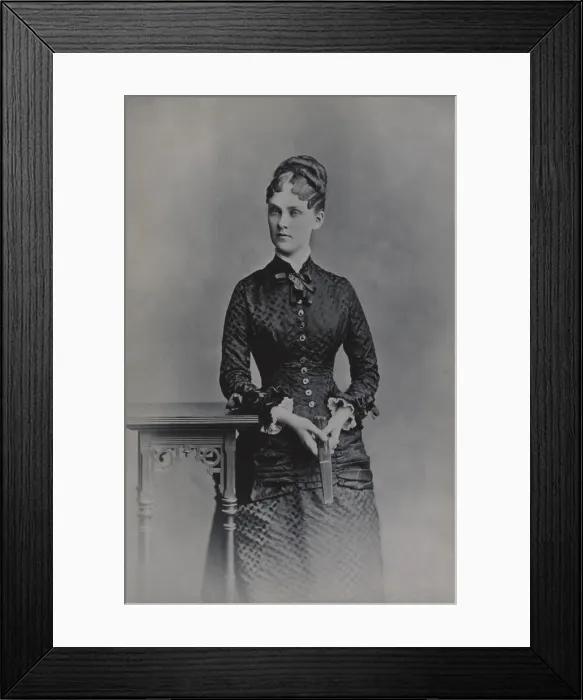 Framed Print : Theodore Roosevelt's first wife Alice Lee Hathaway 1861-1884