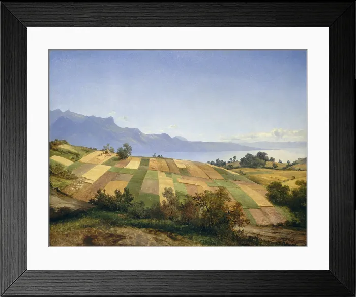 Framed Print : Swiss Landscape, by Alexandre Calame, 1830, Swiss painting, oil on canvas Framed Print : Swiss Landscape, by Alexandre Calame, 1830, Swiss painting, oil on canvas