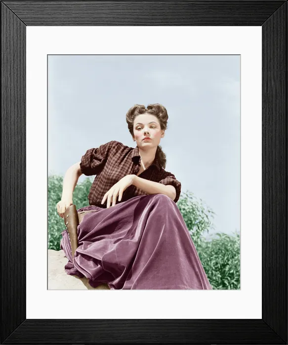Framed Print : BELLE STARR, Gene Tierney, 1941. 20th Century-Fox Film Corporation, TM & Copyright / courtesy Everett Collection