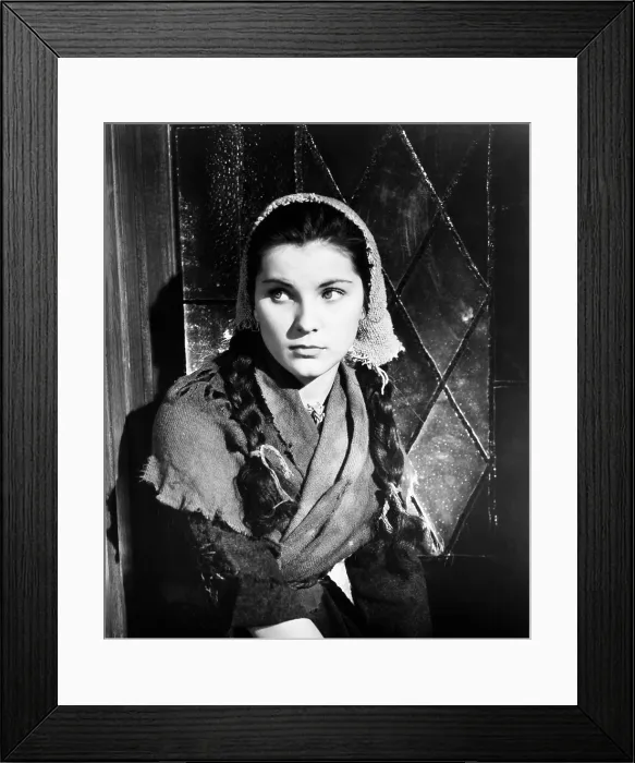 Framed Print : LES MISERABLES, Debra Paget, 1952. TM & copyright 20th Century Fox Film Corp. All rights reserved / courtesy Everett Collection