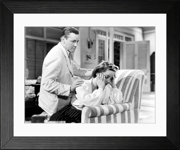 Framed Print : THE LETTER, from left, Herbert Marshall, Bette Davis, 1940 Framed Print : THE LETTER, from left, Herbert Marshall, Bette Davis, 1940