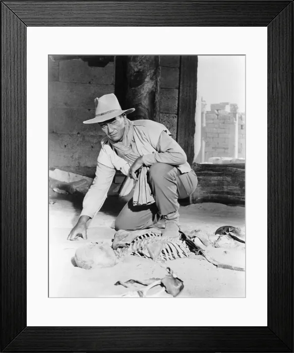Framed Print : LEGEND OF THE LOST, John Wayne, 1957 Framed Print : LEGEND OF THE LOST, John Wayne, 1957