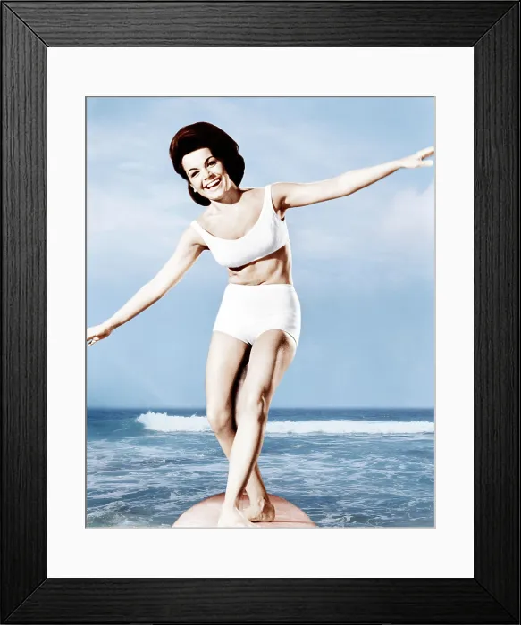 Framed Print : BEACH PARTY, Annette Funicello, 1963 Framed Print : BEACH PARTY, Annette Funicello, 1963