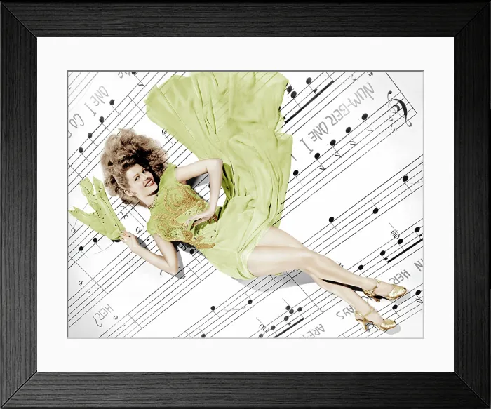 Framed Print : COVER GIRL, Rita Hayworth, 1944 Framed Print : COVER GIRL, Rita Hayworth, 1944