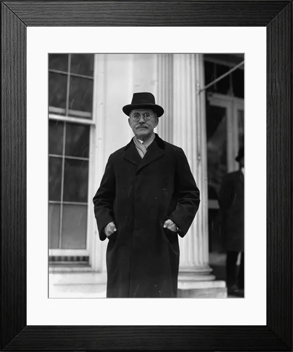 Framed Print : James R. Garfield 1865-1950 conservationist Secretary of the Interior under Theodore Roosevelt was replaced by Richard Ballinger by President Taft
