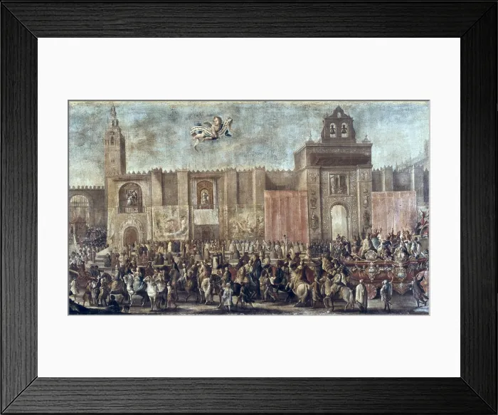 Framed Print : MARTINEZ, Domingo (1688-1749). Chariot of Fire. 1747