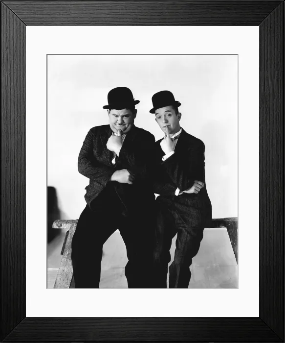 Framed Print : LIBERTY, from left: Oliver Hardy, Stan Laurel, 1929