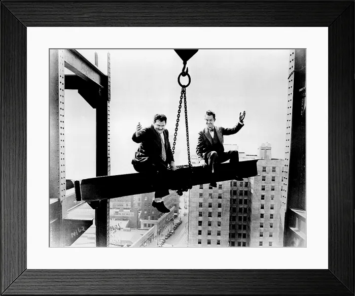Framed Print : LIBERTY, Oliver Hardy, Stan Laurel [Laurel and Hardy], 1929