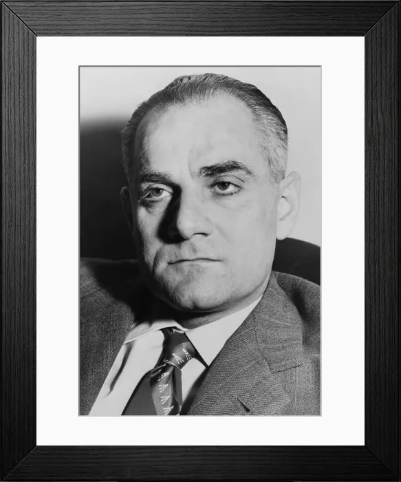 Framed Print : Alberto Moravia, was an Italian novelist and journalist Framed Print : Alberto Moravia, was an Italian novelist and journalist