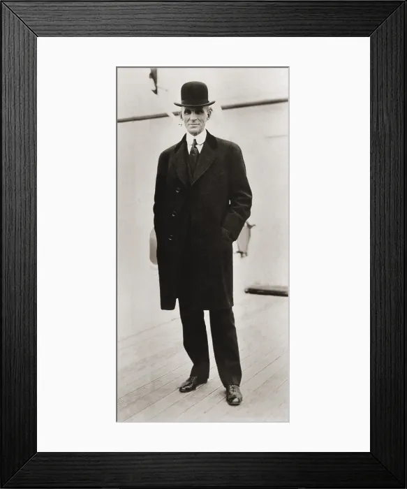 Framed Print : Henry Ford 1863-1947 on January 2 1916. LC-USZ62-62286_DUPE
