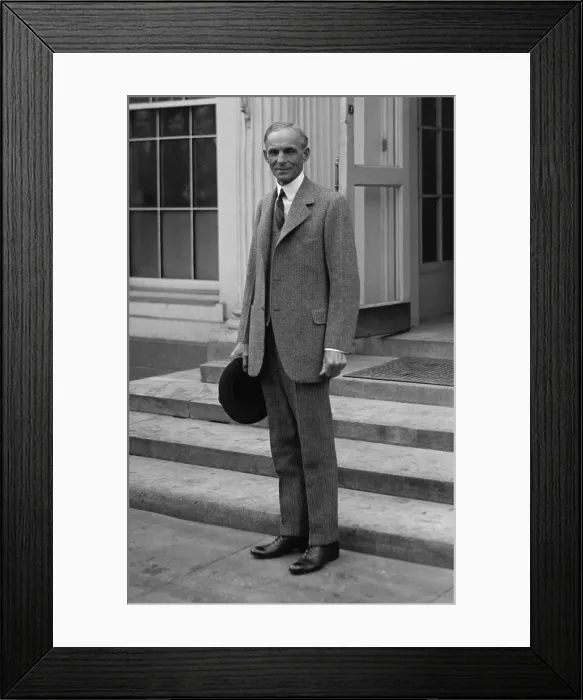 Framed Print : Henry Ford 1863-1947 in Washington D.C. February 9 1927. LC-DIG-npcc-16583_CROP