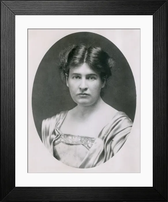 Framed Print : Writer Willa Cather in 1902 at the age of 28. Her first book APRIL TWILIGHTS, her only volume of poetry, was published the following year