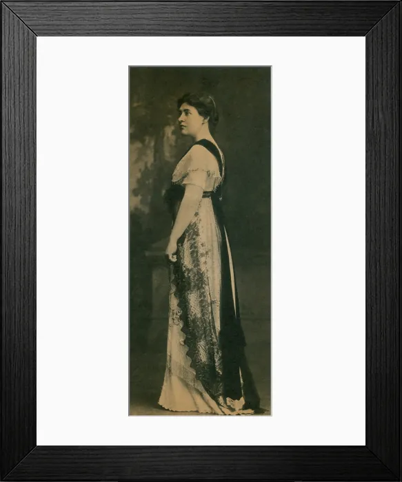Framed Print : Willa Cather during the from McClure's Magazine years of her career from 1906 to 1912. Ca. 1906