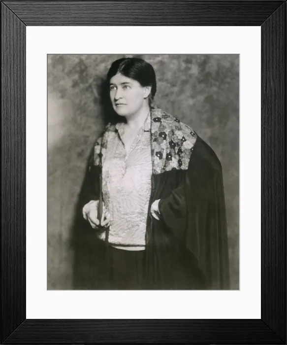 Framed Print : Willa Cather when she began her last novel, SAPPHIRA AND THE SLAVE GIRL. During the Great Depression, her work was seen as dated and from another era by many critics