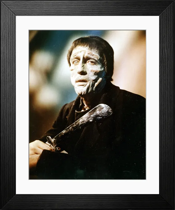 Framed Print : CURSE OF FRANKENSTEIN, Christopher Lee, 1957 Framed Print : CURSE OF FRANKENSTEIN, Christopher Lee, 1957