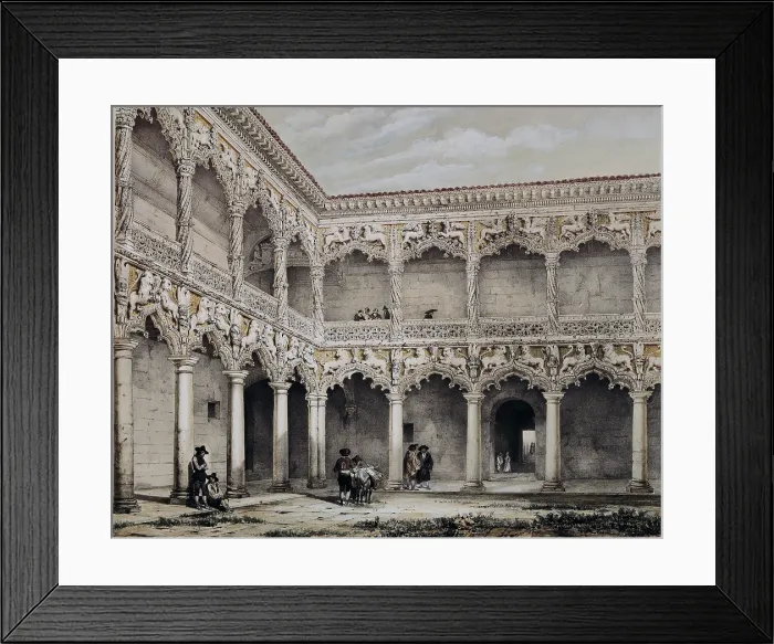 Framed Print : PEREZ VILLAAMIL, Jenaro (1807-1854). Espana artistica y monumental. 1842 - 1850. Guadalajara