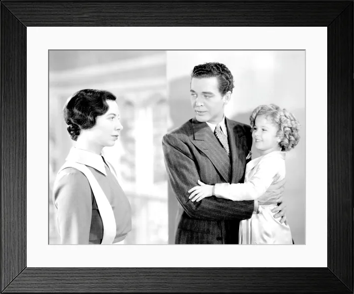 Framed Print : POOR LITTLE RICH GIRL, Sara Haden, Michael Whalen, Shirley Temple, 1936, (c) 20th Century Fox, TM & Copyright  /  Courtesy: Everett Collection