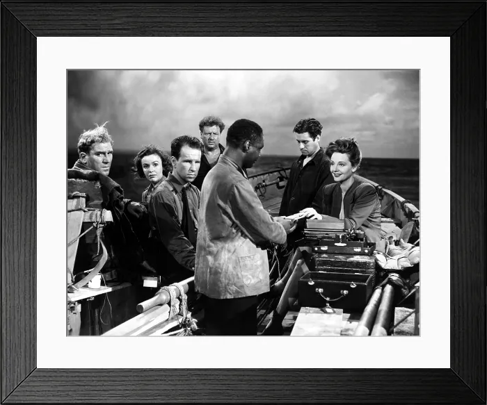 Framed Print : LIFEBOAT, Bendix, Anderson, Cronyn, Slezak, Lee, Hodiak, Bankhead, 1944, TM & Copyright (c) 20th Century Fox Film Corp. All rights reserved