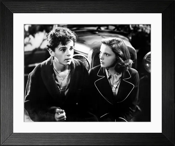 Framed Print : LISTEN, DARLING, from left, Freddie Bartholomew, Judy Garland, 1938