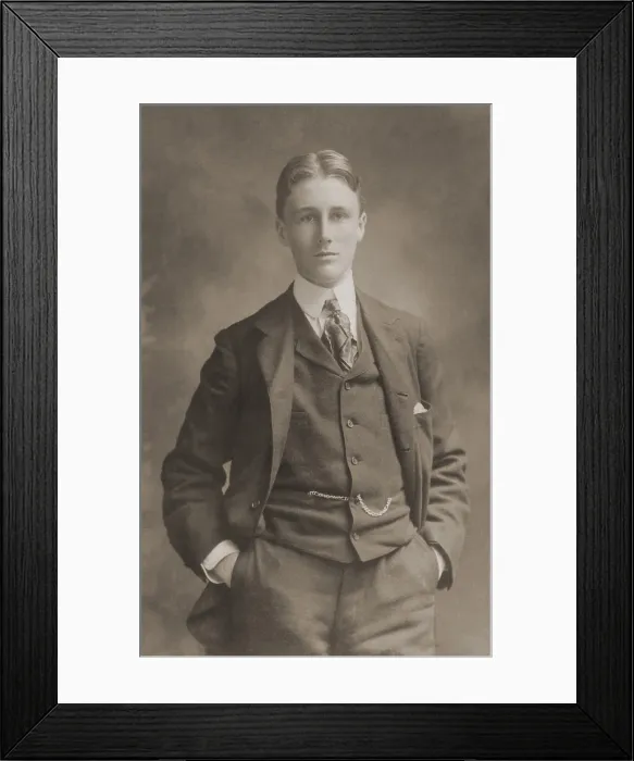 Framed Print : Franklin Roosevelt a formal photo in Groton Massachusetts. Ca. Late 1890s Framed Print : Franklin Roosevelt a formal photo in Groton Massachusetts. Ca. Late 1890s