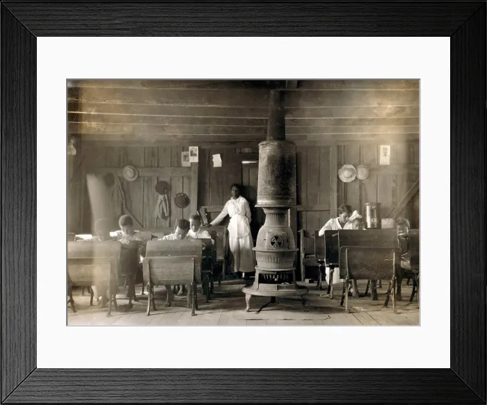 Framed Print : One room school for African Americans in Anthoston, Kentucky, 1916. Many students are absent to harvest tobacco Framed Print : One room school for African Americans in Anthoston, Kentucky, 1916. Many students are absent to harvest tobacco