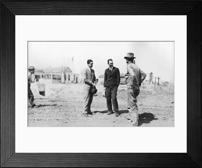Framed Print : Lyndon Johnson visiting a National Youth Administration projects at Seguin Texas. Johnson was head of the Texas National Youth Administration from 1935 to 1937. Jan-Feb 1936 Framed Print : Lyndon Johnson visiting a National Youth Administration projects at Seguin Texas. Johnson was head of the Texas National Youth Administration from 1935 to 1937. Jan-Feb 1936