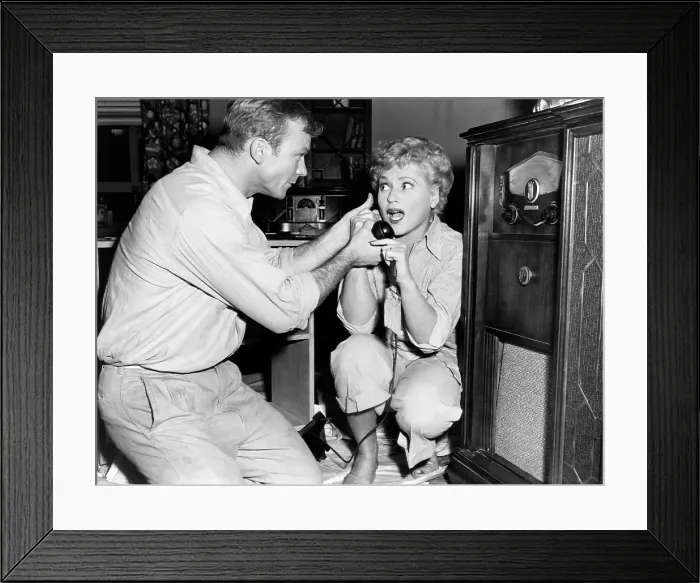 Framed Print : THE MARRYING KIND, Aldo Ray, Judy Holliday, 1952