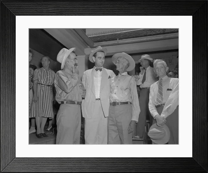Framed Print : Congressman Lyndon Johnson campaigning in Johnson City Texas. June 28 1941 Framed Print : Congressman Lyndon Johnson campaigning in Johnson City Texas. June 28 1941