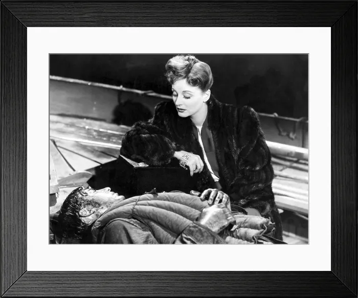 Framed Print : LIFEBOAT, John Hodiak, Tallulah Bankhead, 1944. TM and Copyright 20th Century Fox Film Corp. All rights reserved. Courtesy: Everett Collection