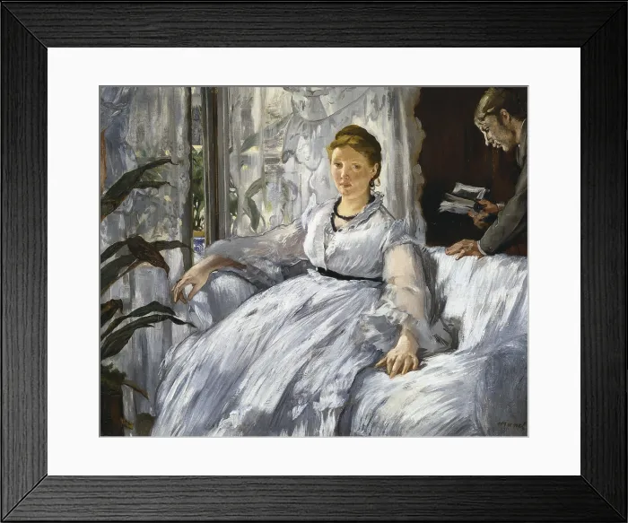 Framed Print : MANET, edouard (1832-1883). Reading. 1865. Mme. Edouard Manet (1830-1906) and her son, Leon Koella-Leenhoff (1852-1927). Impressionism. Oil on canvas. FRANCE. Paris Framed Print : MANET, edouard (1832-1883). Reading. 1865. Mme. Edouard Manet (1830-1906) and her son, Leon Koella-Leenhoff (1852-1927). Impressionism. Oil on canvas. FRANCE. Paris