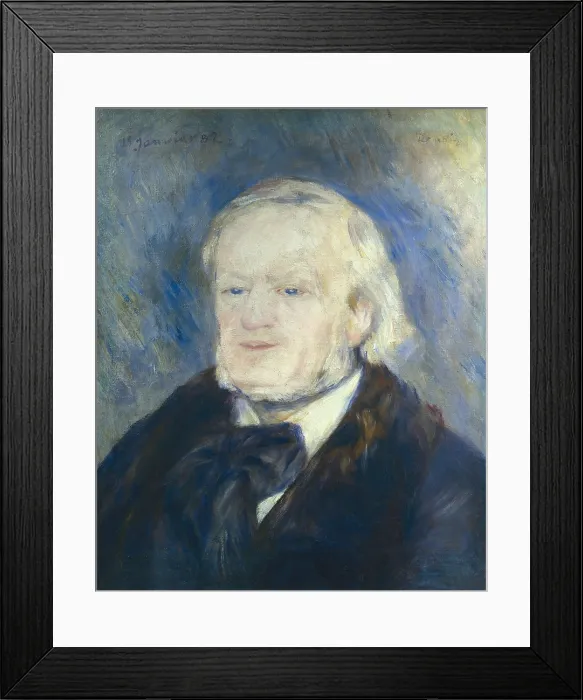 Framed Print : RENOIR, Pierre-Auguste (1841-1919). Richard Wagner. 1882. Painted in Palermo on the 15th January 1882 by a Wagner's admirer. Impressionism. Oil on canvas. FRANCE. Paris Framed Print : RENOIR, Pierre-Auguste (1841-1919). Richard Wagner. 1882. Painted in Palermo on the 15th January 1882 by a Wagner's admirer. Impressionism. Oil on canvas. FRANCE. Paris
