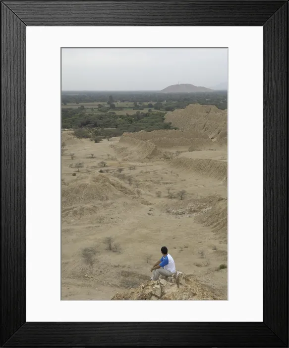 Framed Print : PERU. Tucume. Valley of the Pyramids. Tucume Pyramids. - Rafa Perez / Iberfoto / Everett Collection (254788)**US SALES ONLY**