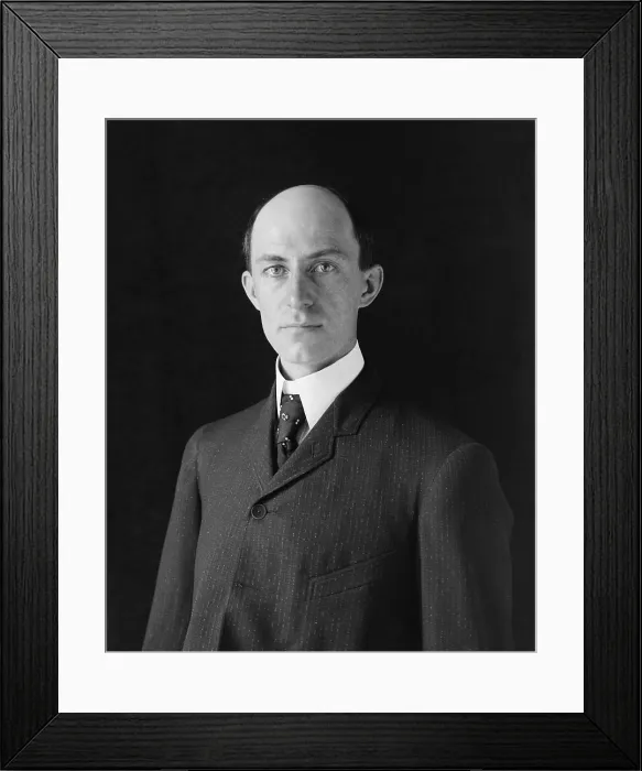 Framed Print : Wilbur Wright 1867-1912 at age 38 in 1905. LC-DIG-ppprs-00683 Framed Print : Wilbur Wright 1867-1912 at age 38 in 1905. LC-DIG-ppprs-00683
