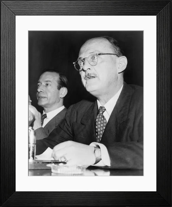 Framed Print : Owen Lattimore, a historian and diplomat, was falsely accused of spying for Russia by Joseph McCarthy in 1950