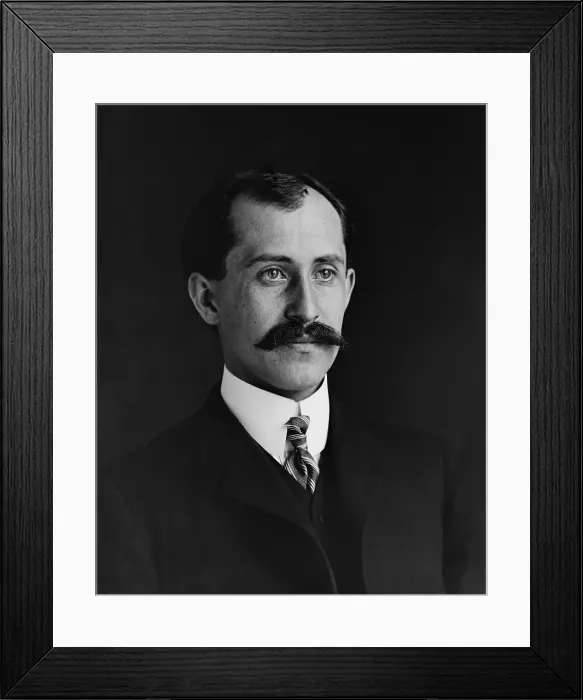 Framed Print : Orville Wright 1871-1948 at age 34 in 1905. LC-DIG-ppprs-00680