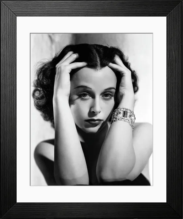 Framed Print : ALGIERS, Hedy Lamarr, portrait by Robert Coburn, 1938