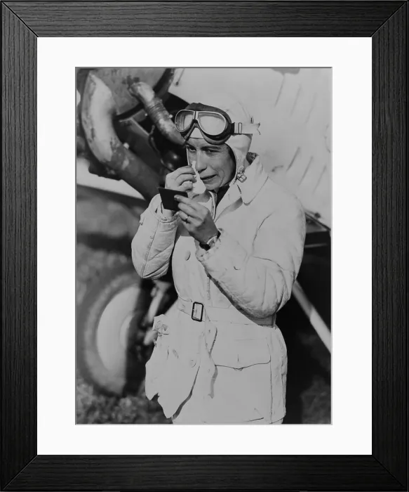 Framed Print : Jesse Miller 1910- 972 Australian aviator was the first women to complete an England to Australia flight in 1927. She flew with another pilot Captain William Lancaster Framed Print : Jesse Miller 1910- 972 Australian aviator was the first women to complete an England to Australia flight in 1927. She flew with another pilot Captain William Lancaster