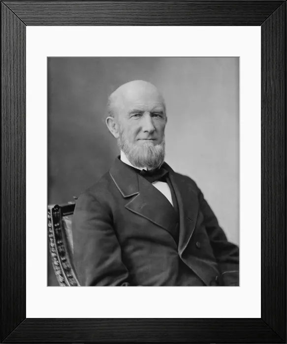 Framed Print : James Buchanan Eads 1820-1887 engineer and builder of the St. Louis Bridge 1867-1874 now named the Eads Bridge. LC-DIG-cwpbh-04057