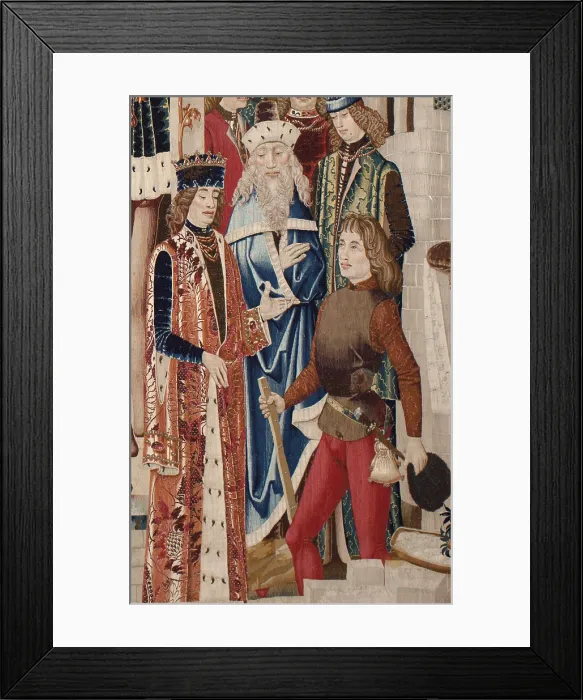 Framed Print : Tarquinius Priscus. ca. 1475. History of the founder and fifth king of Rome according to the account of Livy. Central scene Framed Print : Tarquinius Priscus. ca. 1475. History of the founder and fifth king of Rome according to the account of Livy. Central scene