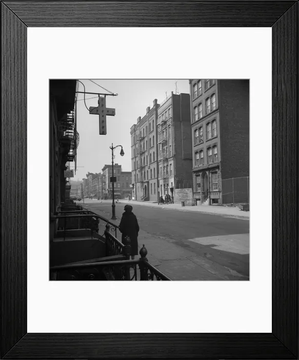Framed Print : Harlem Street scene. May 1943 photo by Gordon Parks Framed Print : Harlem Street scene. May 1943 photo by Gordon Parks