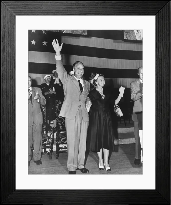 Framed Print : Prescott 1895-1972 and Dorothy Bush 1901-1992 parents of U.S. President George H.W. Bush during Prescott's political career as the U.S Framed Print : Prescott 1895-1972 and Dorothy Bush 1901-1992 parents of U.S. President George H.W. Bush during Prescott's political career as the U.S