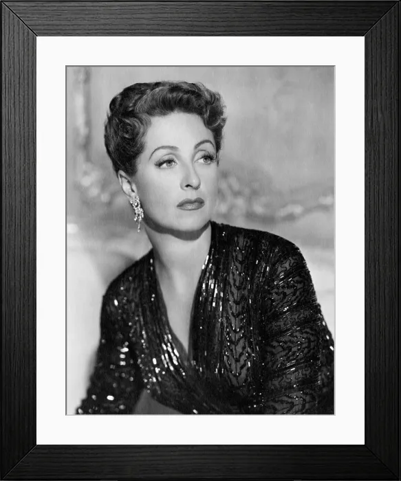 Framed Print : FIVE FINGERS, Danielle Darrieux, 1952, TM and Copyright (c) 20th Century-Fox Film Corp. All Rights Reserved