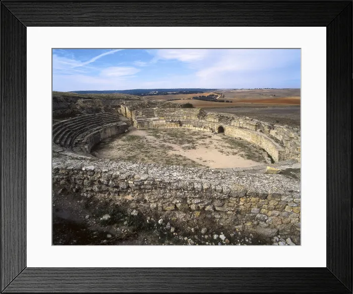 Framed Print : SPAIN. CASTILE-LA MANCHA. CUENCA. Segobriga. Roman amphitheatre (30-60 AD). Roman art. Architecture. - J. Bedmar / Iberfoto / Everett Collection (297391)**US SALES ONLY**