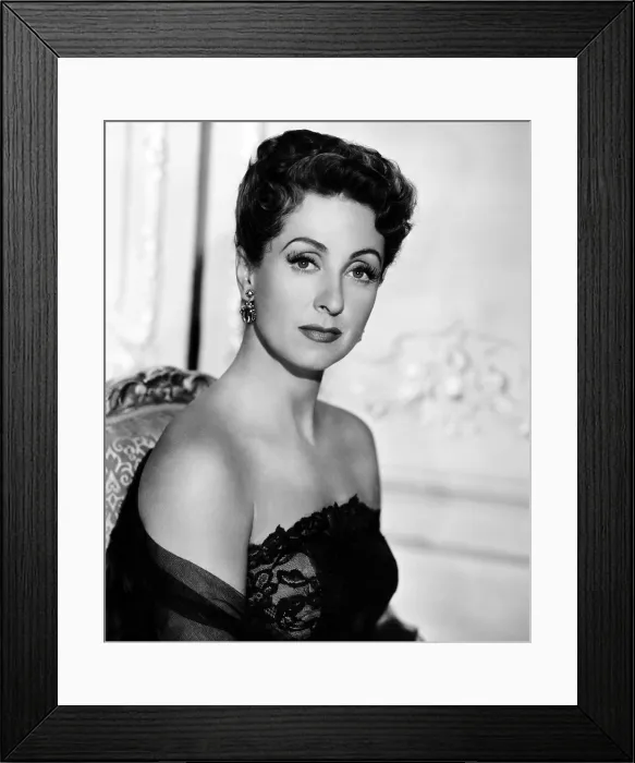 Framed Print : FIVE FINGERS, Danielle Darrieux, 1952, TM and Copyright (c) 20th Century-Fox Film Corp. All Rights Reserved Framed Print : FIVE FINGERS, Danielle Darrieux, 1952, TM and Copyright (c) 20th Century-Fox Film Corp. All Rights Reserved