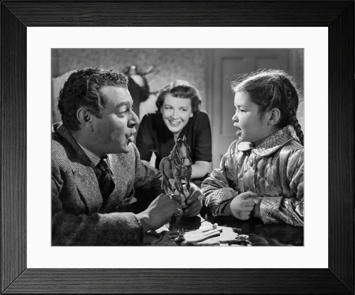 Framed Print : MANDY, Jack Hawkins, Phyllis Calvert, Mandy Miller, 1952