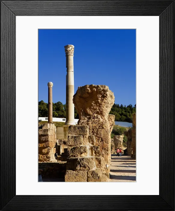 Framed Print : TUNISIA. Carthage. The Baths of Antoninus Pius (2nd c.). Roman art. Early Empire. - Lucas Vallecillos / Iberfoto / Everett Collection (298522)**US SALES ONLY** Framed Print : TUNISIA. Carthage. The Baths of Antoninus Pius (2nd c.). Roman art. Early Empire. - Lucas Vallecillos / Iberfoto / Everett Collection (298522)**US SALES ONLY**