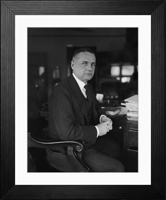 Framed Print : William Wild Bill Donovan (1883-1959), as an Assistant Attorney General under A. Mitchell Palmer