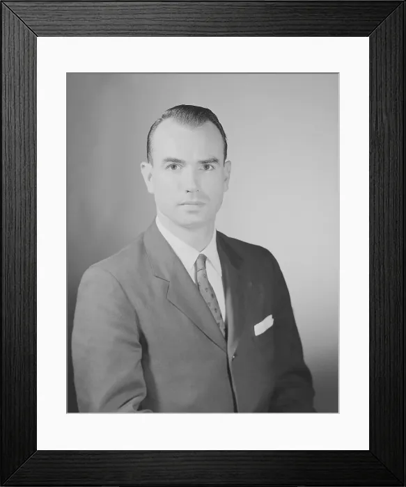 Framed Print : F.B.I. portrait of Special Agent, G Framed Print : F.B.I. portrait of Special Agent, G