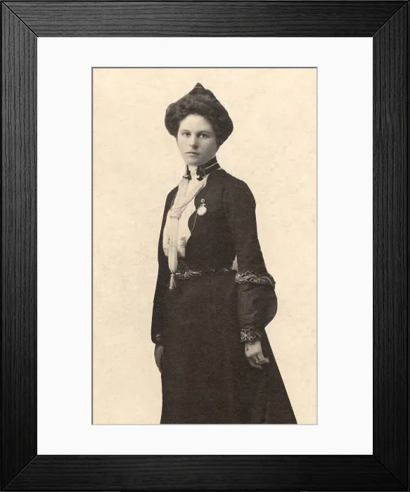 Framed Print : Etta Place, mistress of Harry Longbaugh (the Sundance Kid), traveled with Sundance and Butch Cassidy to South America