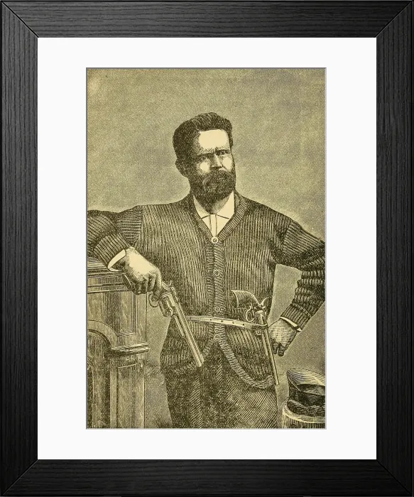 Framed Print : Charles Quantrill led Confederate guerilla forces in Missouri during the U.S. Civil War Framed Print : Charles Quantrill led Confederate guerilla forces in Missouri during the U.S. Civil War